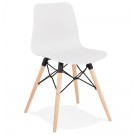 Chaise scandinave 'TONIC' blanche design