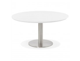 Table basse lounge AGUA blanche - Ø 90 cm