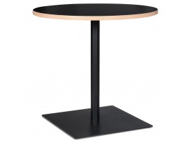 Table ronde 'FUSION ROUND' noire - Ø 80 cm