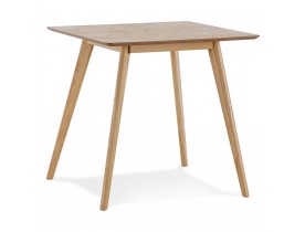 Petite table à diner 'GENIUS' finiton naturelle - 80x80 cm