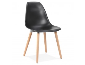 Chaise design scandinave 'GLORIA' noire