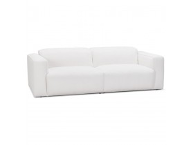 Canapé droit 'KANSAS' blanc - canapé 2 places design
