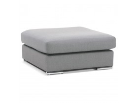 Pouf de canapé design 'LUCA ONE' gris clair