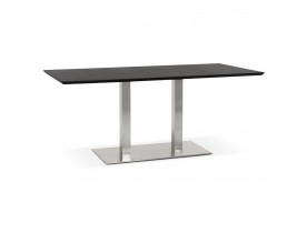 Table / bureau design 'MAMBO' noir - 180x90 cm