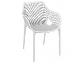 Chaise de jardin / terrasse 'SISTER' blanche en matière plastique
