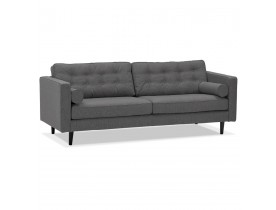 Grand canapé droit 'STAGU XL' en tissu gris foncé - Canapé 3 places