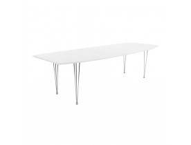 Table à dîner / de réunion extensible 'XTEND' blanche - 170(270)x100 cm
