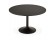 Table de bureau/à diner ronde ATLANTA noire 120 cm - Photo 2