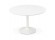 Table à diner/de bureau ronde BARABAR en bois blanc - Photo 2