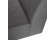 Canapé d'angle BELAGIO ANGLE gris foncé (droite) - Zoom 1