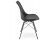Chaise design BYBLOS noire style industriel - Photo 2