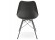Chaise design BYBLOS noire style industriel - Photo 4