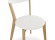 Chaise scandinave DADY blanche design - Zoom 1
