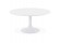 Table basse lounge DETROY blanche - Ø 90 cm