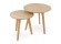 Tables gigognes ronde GABY en bois naturel - Photo 2