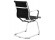 Chaise de bureau design GIGA en similicuir noir - Photo 4