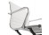 Chaise de bureau design GIGA en similicuir blanc - Zoom 4
