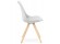 Chaise scandinave GOUJA grise - Photo 2