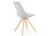 Chaise scandinave GOUJA grise - Photo 3