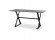 Table à diner / bureau design HAVANA en verre noir - 160x80 cm - Photo 2