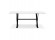 Table à diner / bureau design HAVANA en bois blanc - 180x90 cm - Photo 1