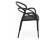 Chaise de terrasse JULIETTE design noire - Photo 2