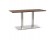 Table / bureau design 'MAMBO' en bois finition Noyer - 150x70 cm
