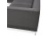 Canapé d'angle design MELTING gris foncé avec méridienne à gauche - Zoom 5