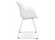 Chaise design NEGO blanche en matiere plastique - Photo 2