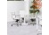 Petite table de bureau/à diner ronde ORLANDO blanche de 90 cm - Illustration 1