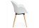 Chaise design scandinave PICATA blanche - Photo 2