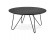 Table basse design 'PLUTO' noire style industriel