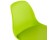 Tabouret réglable PRINCES vert avec haut dossier confortable - Zoom 1 