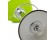 Tabouret réglable PRINCES vert avec haut dossier confortable - Zoom 8