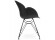 Chaise design SATELIT noire style industriel - Photo 2