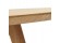 Table à dîner ronde SWEDY en bois style scandinave de 120 cm de diamètre - Zoom 2