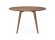 Table à dîner ronde SWEDY en bois Noyer style scandinave de 120 cm - Photo 2