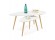 Tables gigognes design TETRYS blanches - Illustration 1
