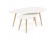 Tables gigognes design 'TETRYS' blanches
