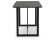 Table à diner / bureau design TITUS en bois noir - 150x70 cm - Photo 3
