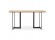 Table à diner / bureau design TITUS en bois naturel - 150x70 cm - Photo 1