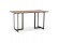 Table à diner / bureau design 'TITUS' en bois de noyer - 150x70 cm