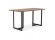 Table à diner / bureau design TITUS en bois de noyer - 150x70 cm - Photo 2