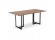 Table à diner / bureau design TITUS en bois de noyer - 180x90 cm - Alterego