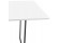Table à diner / bureau design TITUS en bois blanc - 180x90 cm - Zoom 1
