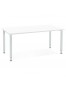 Table de réunion / bureau design 'FOCUS' blanc - 160x80 cm