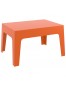 Table basse 'MARTO' orange en matière plastique