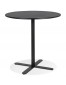 Table ronde design 'RITMO' noire - Ø 76 cm