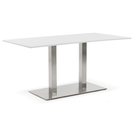 Design tafel / bureau 'DENVER' wit - 160x80 cm