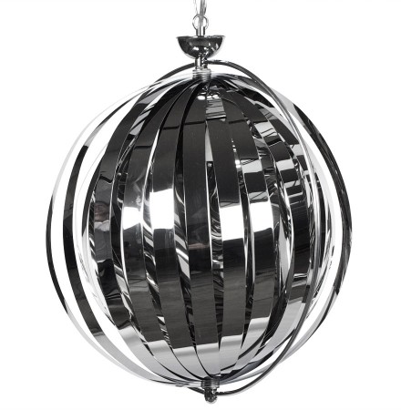 Bolvormige design hanglamp 'LISA' met flexibele lamellen